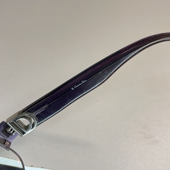 Christian Dior Metallic Purple Prescription Glasses - Picture 12 of 14